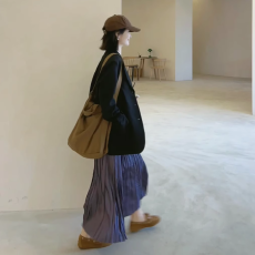 批发秋季时尚气质穿搭一整套装女微胖mm宽松显瘦<b class='q'>西装</b>外套半身裙两件套