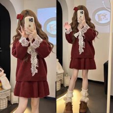 批发秋冬季穿搭一整套<b class='q'>大码</b>胖mm立领卫衣外套束脚裤韩版休闲运动套装女