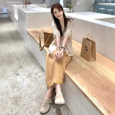 批发夏季穿搭套装女大码胖mm雪纺上衣搭配半身裙子温柔减龄气质<b class='q'>两件套</b>