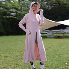 批发防晒衣女夏季2026年超长款冰丝防紫外线罩衫薄款全身防晒服外套女