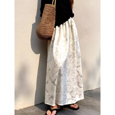 2026春季新款韩系高级感超好看提花半身裙女遮胯显瘦气质通勤长裙