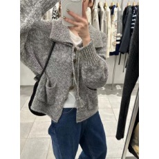 批发秋冬季新款大码针织衫开衫<b class='q'>气质</b>绝美内搭毛衣长袖温柔风上衣