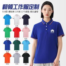 批发定制翻领POLO衫公司工作服logo印字企业<b class='q'>广告衫</b>刺绣短袖文化T恤diy