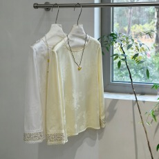 批发新中式国风长袖衬衫女装2026新款高级感衬衣配马甲内搭打底衫上衣