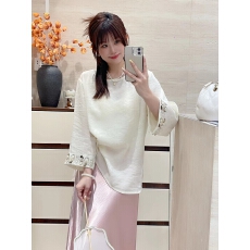 批发配国风马甲的<b class='q'>打底衫</b>新中式刺绣内搭衬衫春季女装2026新款长袖上衣