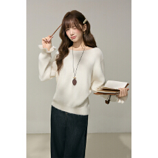 批发实拍慵懒风叠穿针织毛衣女宽松软糯针织<b class='q'>短裙</b>秋冬氛围感套装