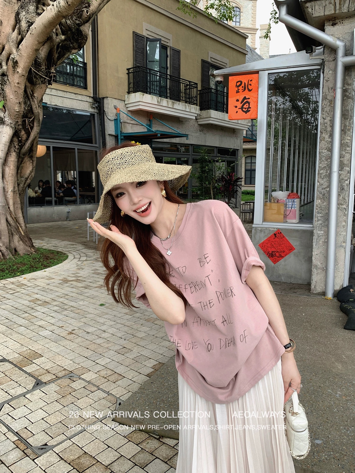 아메리칸 캐주얼 알파벳 프린트 반팔 티셔츠 여성 여름 맨위