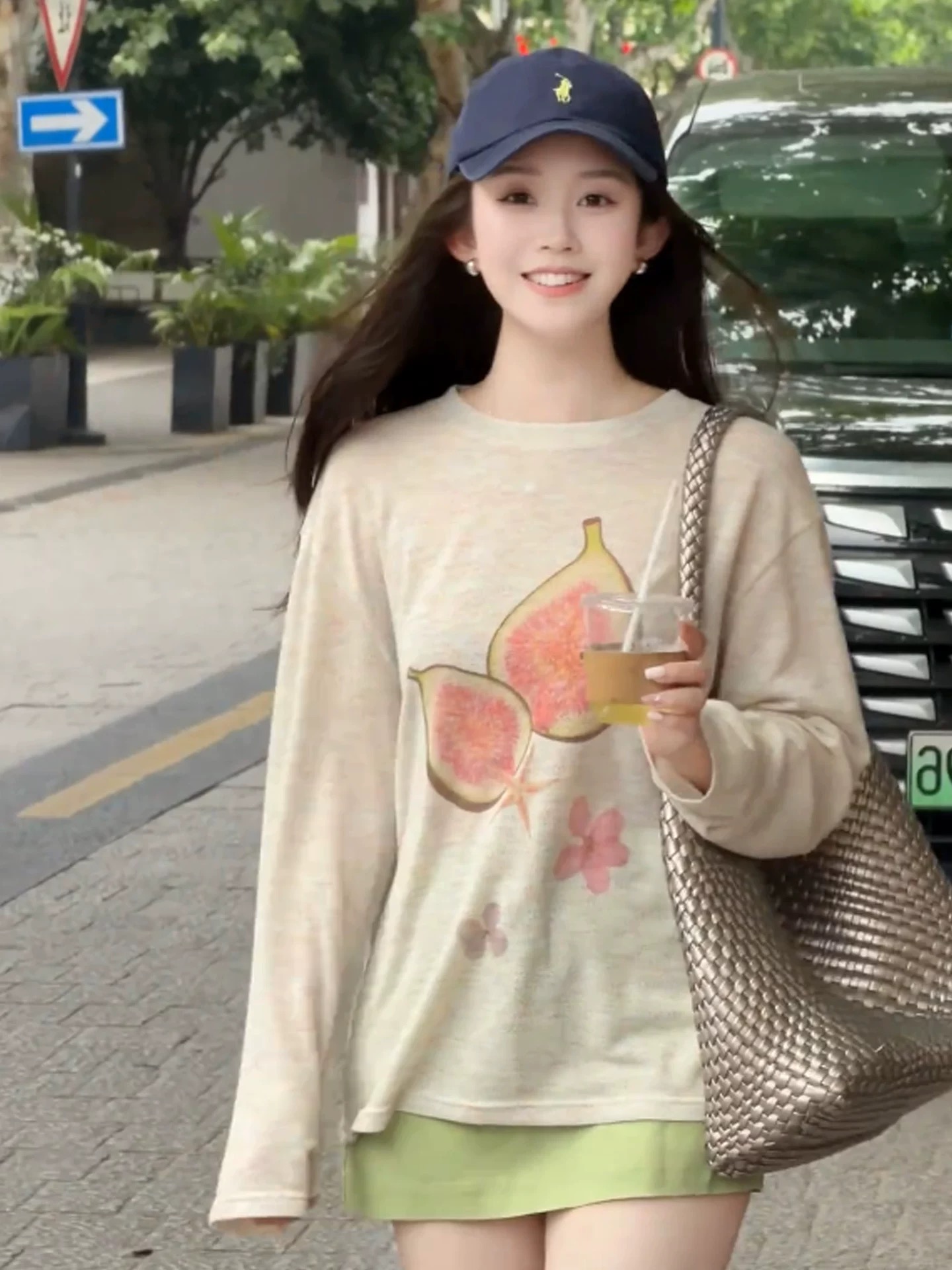 부드러운 바람 프린트 자외선 차단 블라우스 여성 여름 새로운 느긋한 루즈핏 다용도 얇은 스타일 외출용 긴팔 티셔츠 맨위