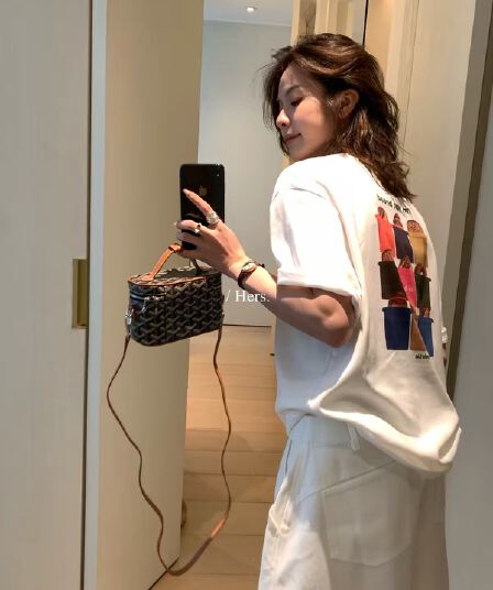 이른 가을 미니멀리즘 일상 캐주얼 전후 패턴 중성 반팔 티셔츠