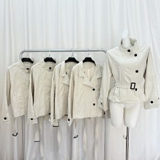 批发实拍--复古高级感立领风衣外套秋2025款收腰气质闲百搭英伦风上衣