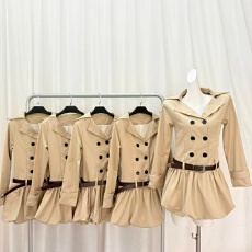 批发实拍--韩系学院风美拉德长袖连衣<b class='q'>裙</b>女秋季2025新款收腰a字<b class='q'>花苞</b><b class='q'>裙</b>