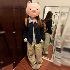 批发早秋韩系穿搭格纹休闲外套女<b class='q'>新款</b>宽松翻领薄款<b class='q'>夹克</b>上衣