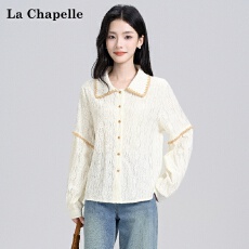 批发高级感女春秋新款港风翻领拼接衬衫复古马甲