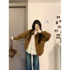 批发新款美式复古chic<b class='q'>夹克</b><b class='q'>外套</b>女早秋季美拉德高级感气质休闲上衣