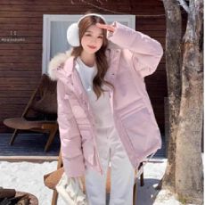 批发官图<b class='q'>新款</b>女冬超好看大毛领工装<b class='q'>羽绒服</b>保暖派克服外套