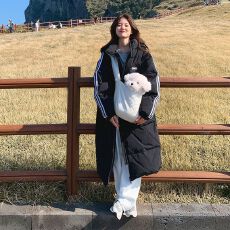 批发官图奶fufu<b class='q'>羽绒服</b>女冬季<b class='q'>新款</b>情侣韩系学院风羽绒棉服女外套