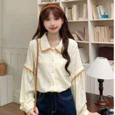 批发复古气质套装女秋季韩版坎肩马甲长袖衬衫