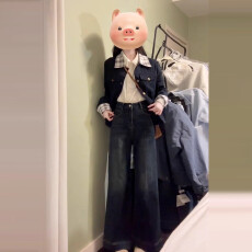 批发复古格纹拼接翻领长袖<b class='q'>外套</b><b class='q'>女装</b>冬季新款气质百搭显瘦上衣