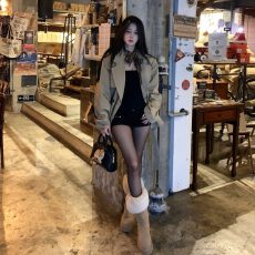 批发<b class='q'>韩版</b>高级感<b class='q'>风衣</b>外套女秋新款英伦风小个子收腰气质短款大衣