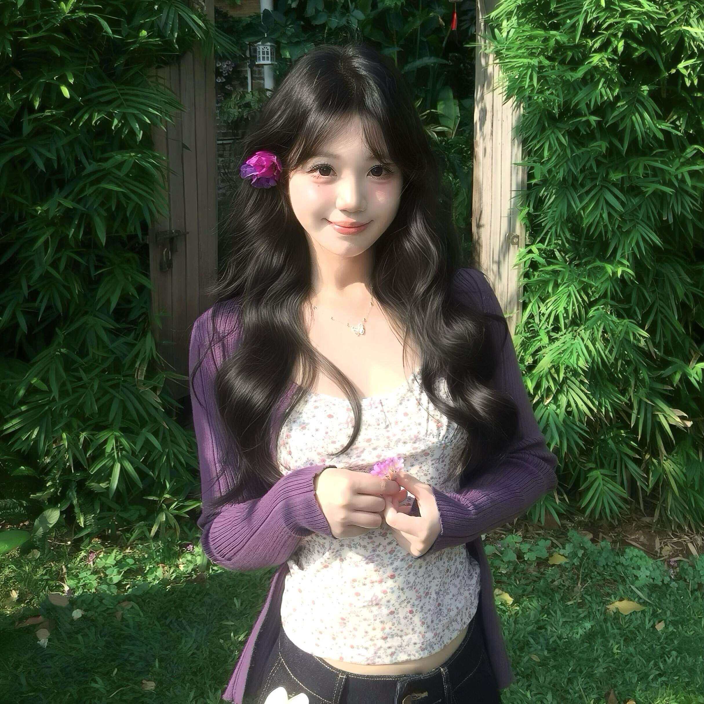 핫걸 섹시함 바람 몸매 가꾸기 여성 가을 꽃무늬 슬립 순수한 욕망 품격 조끼 패션 핫걸 순수한 욕망 쇼트 스타일 맨위