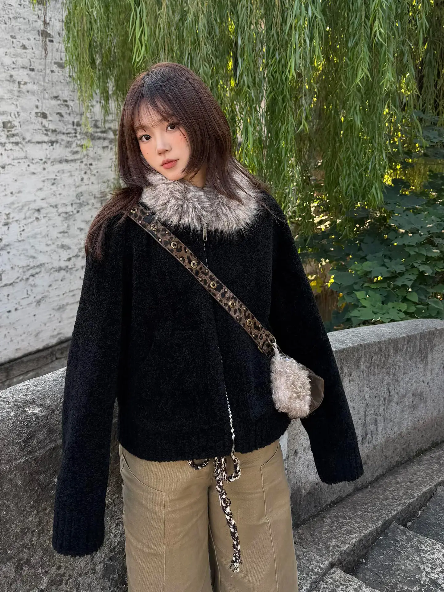 양털 가죽 자켓