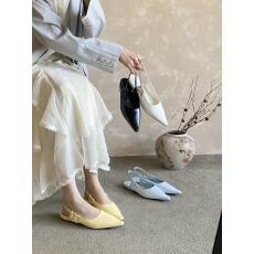 2026春季新款尖头平底气质显瘦法式时尚性感美绝女网红单鞋