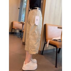批发美式工装薄款<b class='q'>休闲</b>牛仔裤女2026夏季新款高街显瘦酷飒风九分直筒裤