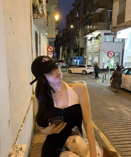 sheepland 흑인과 백인 꿈 나라 배색 패치워크 행침 목 캐미솔 봄 여름 허리 수축 슬림해 보이는 코르셋 맨위