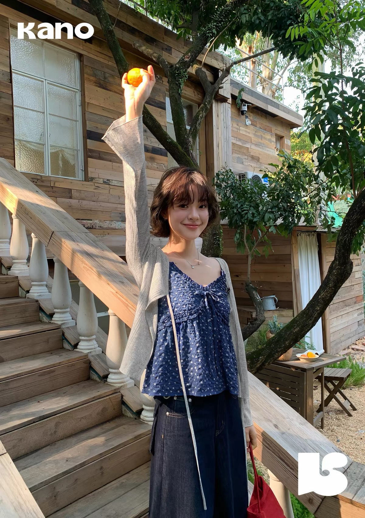 안녕하세요. 대포 달콤함 꽃무늬 슬립 오픈 가디건 두 조각 여성 세트 여름 2026 새로운 품격 슬림해 보이는 캐주얼 맨위