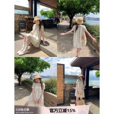 批发PtonUmi 春<b class='q'>樱</b>漫语 碎花衬衫裙女早春漂亮娃娃领连衣裙<b class='q'>子</b>
