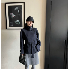 批发双面呢短款<b class='q'>大</b>衣外套女