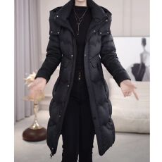 批发<b class='q'>高档</b><b class='q'>羽绒服</b>女中长款过膝加厚白鸭绒2025冬季修身时尚保暖爆款外套