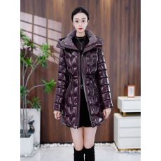 批发高档洋气质连帽棉服女2025冬季新款修身显瘦减龄中长款保暖外套