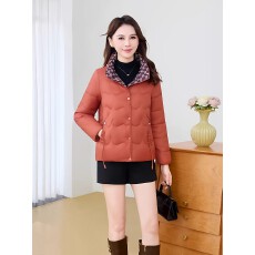 批发小个子<b class='q'>妈妈装</b>羽绒棉服冬季短款外套女2025年新款洋气保暖棉衣棉袄