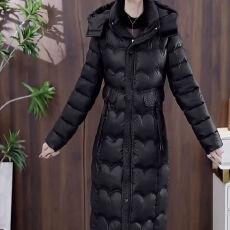批发高级三防免洗气质高贵长款羽绒棉服女2025冬季新款气质保暖外套女
