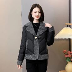 批发洋气西装领棉服外套2050冬季新款时尚棉服气质休闲显瘦高档小棉袄