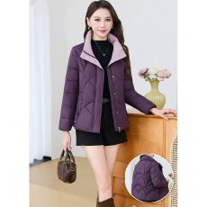 批发羽绒棉服外套冬季2025新款立领<b class='q'>时尚</b>显瘦短款棉衣保暖加厚修身棉袄