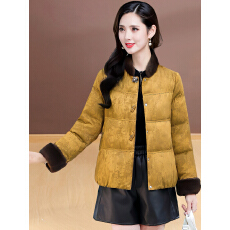 批发国风短款<b class='q'>棉衣</b>女2025冬季新款中年<b class='q'>妈妈</b>装洋气减龄保暖上衣棉袄