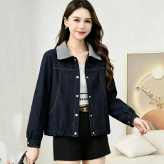 批发时尚妈妈装牛仔外套2026新款<b class='q'>贵</b><b class='q'>夫人</b>品牌女装中老年女秋装洋气上衣