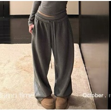 批发立体剪裁磨毛加绒韩式休闲套装女秋冬打底衫裤子两件套