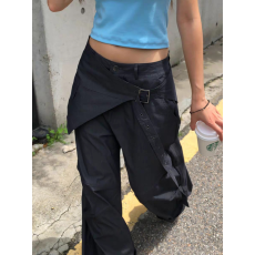 叠穿百搭款真两件可拆卸屁帘+裤子