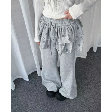 批发2026春季新款美式复古辣妹个性设计休闲轻奢黑色微喇长裤女潮