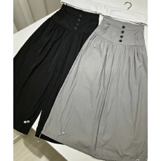 批发韩系高腰显瘦褶皱设计感阔腿夏季松弛感慵懒风垂感灯笼宽松长裤