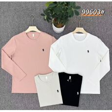 批发秋季新款秋衣薄款打底长袖T恤衫棉质长袖衣