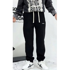 批发博澳绒灯芯绒休闲裤男秋冬季新款<b class='q'>潮</b>牌运动束脚裤冬装加绒加厚裤子