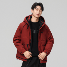 批发2025冬季新款<b class='q'>羽绒服</b>美系工装加厚羽绒外套潮复古潮流羽绒衣