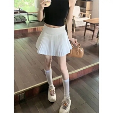 批发好质量+安全裤+拉链小百褶裙JK制服裙子半身裙春<b class='q'>夏季</b><b class='q'>短裤</b>裙秋冬季