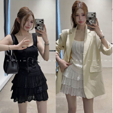 批发韩系背心➕裙子套装