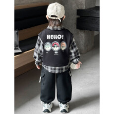 批发<b class='q'>男</b><b class='q'>童</b><b class='q'>秋装</b><b class='q'>套装</b>两件2025两件套新款儿<b class='q'>童</b>洋气春秋宝宝帅气衣服