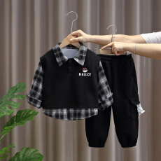 批发<b class='q'>男</b><b class='q'>童</b><b class='q'>秋装</b><b class='q'>套装</b>两件2025两件套新款儿<b class='q'>童</b>洋气春秋宝宝帅气衣服